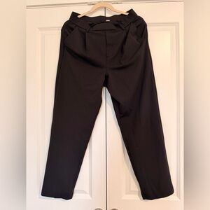 HALARA Flex High Waisted Pocket Ankle Length Tapered Work Pants with Pockets